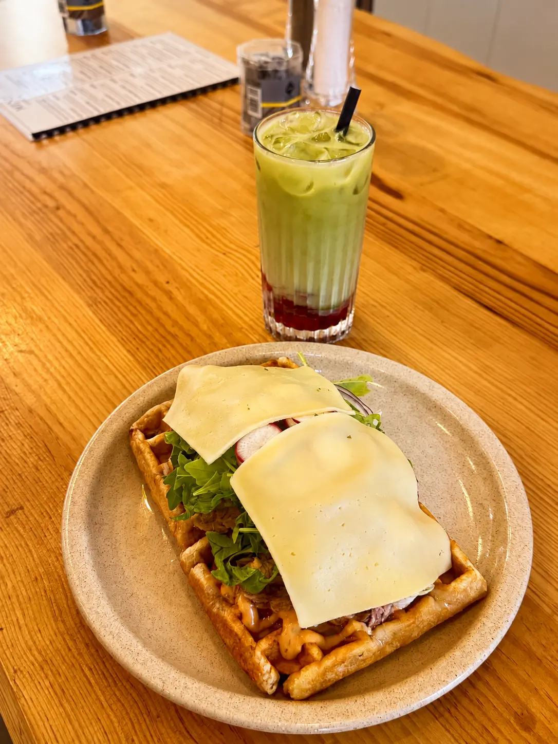 Waffle salgada